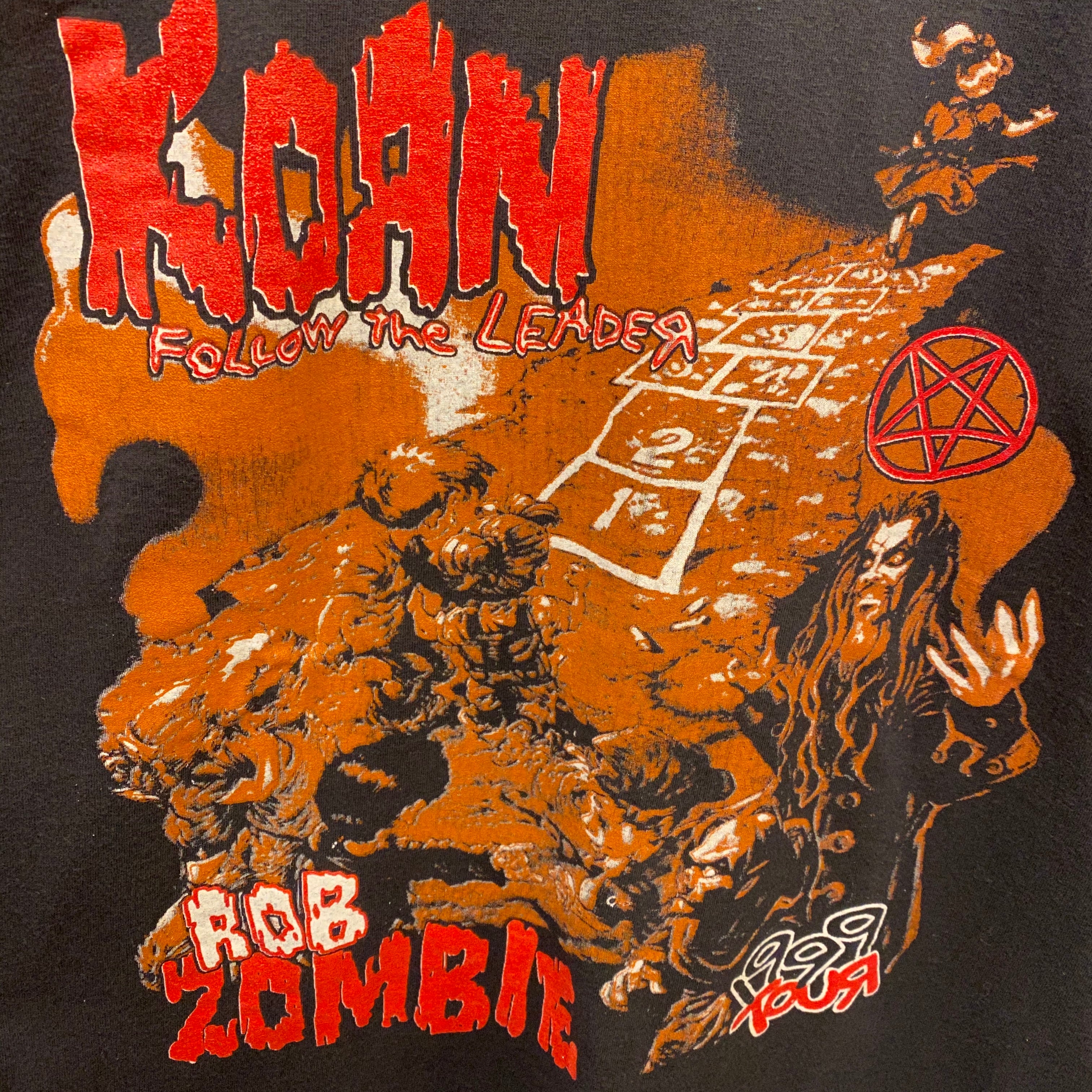 90s Korn × Rob Zombie Tシャツ | VOSTOK