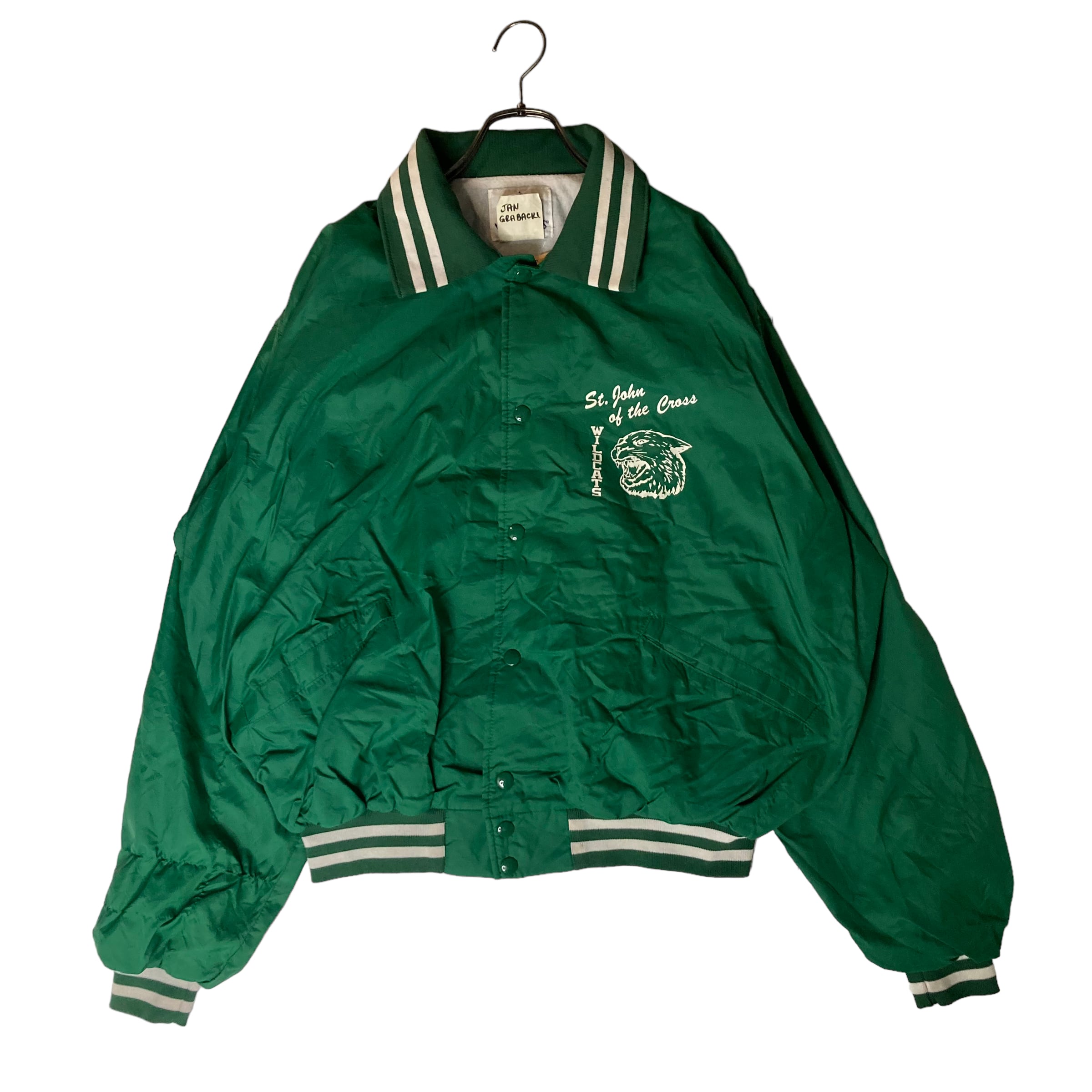 古着 スタジャン XL AVON SPORTSWEAR スタジャン XL〜 レッド ブルゾン 