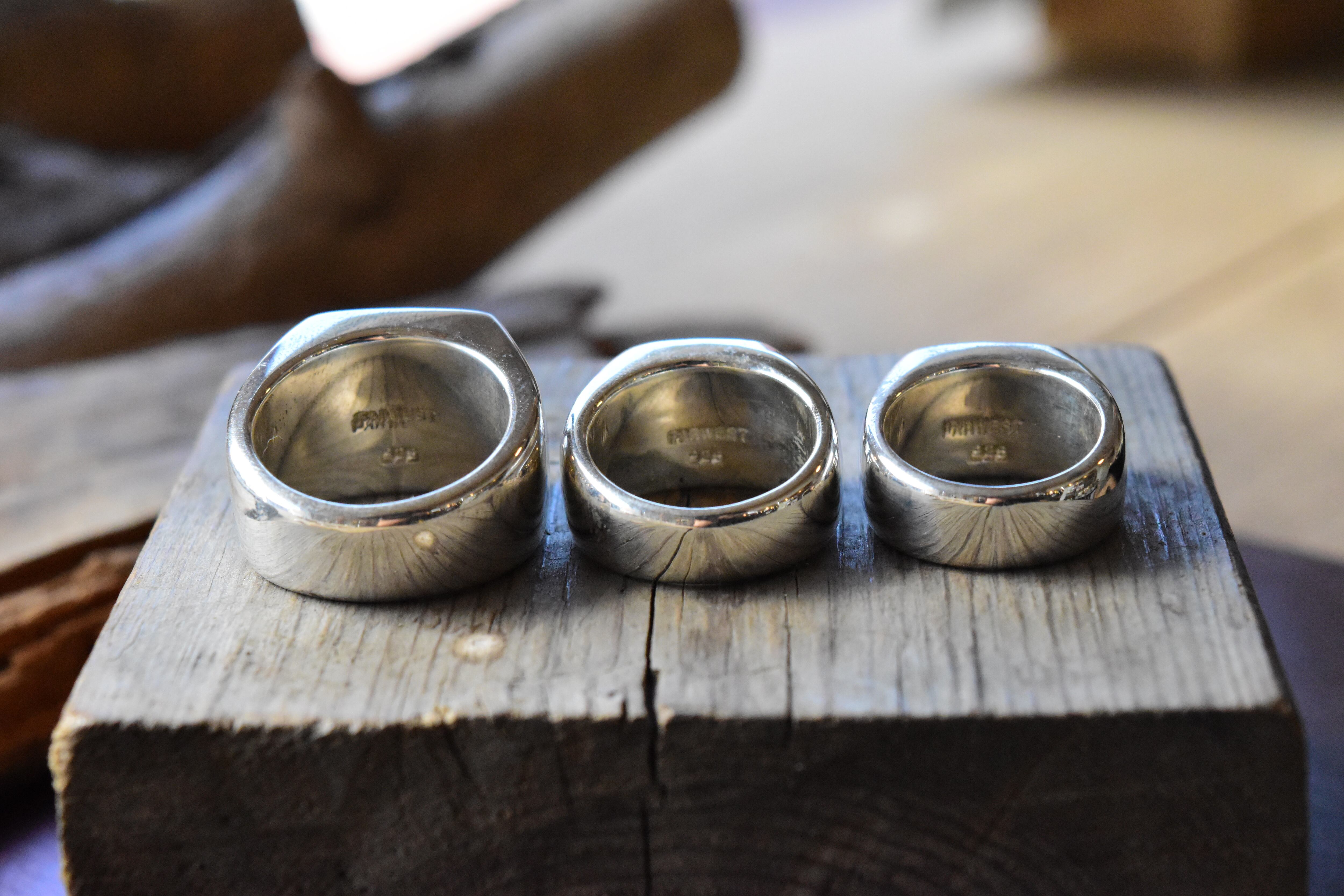 印台リング（大） | FARWEST silver smith