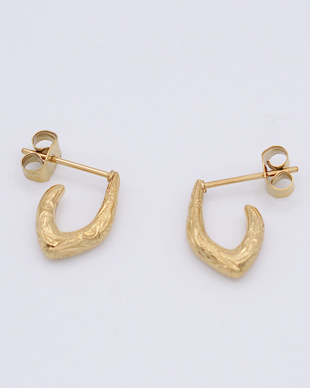 Stainless フィッシュフックピアス