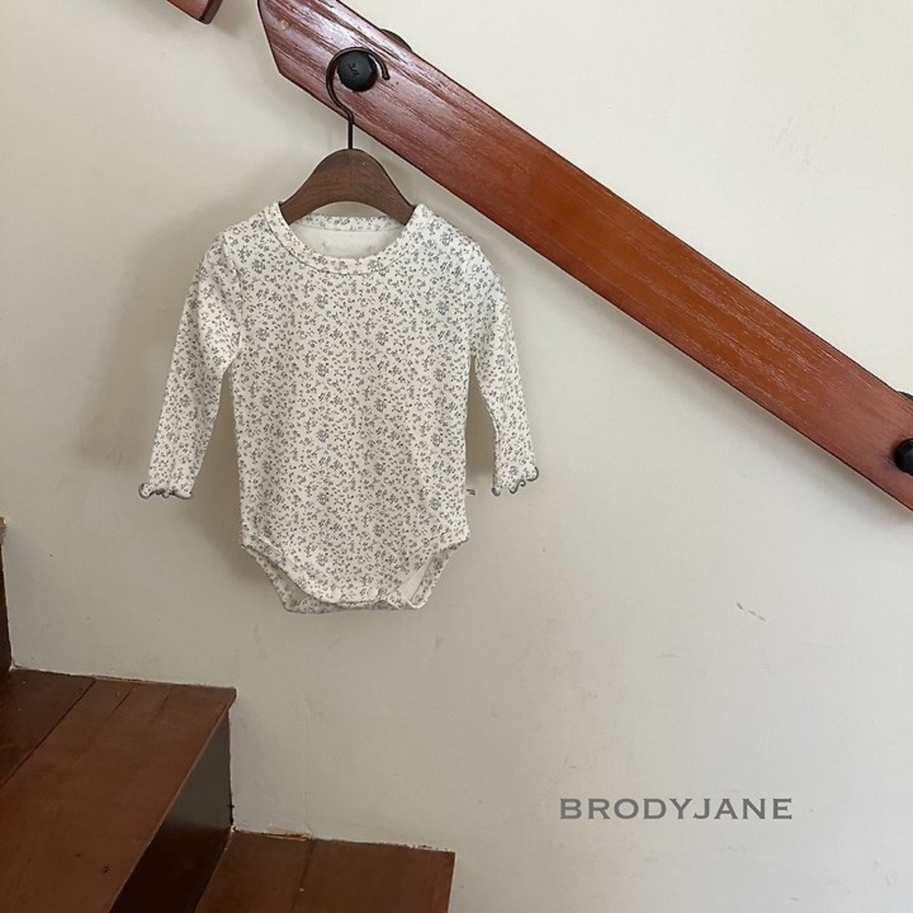 韓国子供服 / 26Autumn / 〖取寄〗Brodyjane / ベイビーリーフベビースーツ / ベビー服 / 赤ちゃん服 / ロンパース *S/M*
