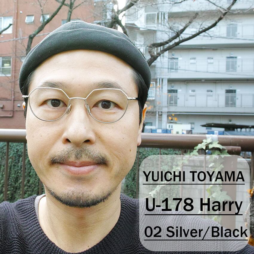 YUICHI TOYAMA / U-178 Harry / 02 Silver / Black シルバー/ブラック