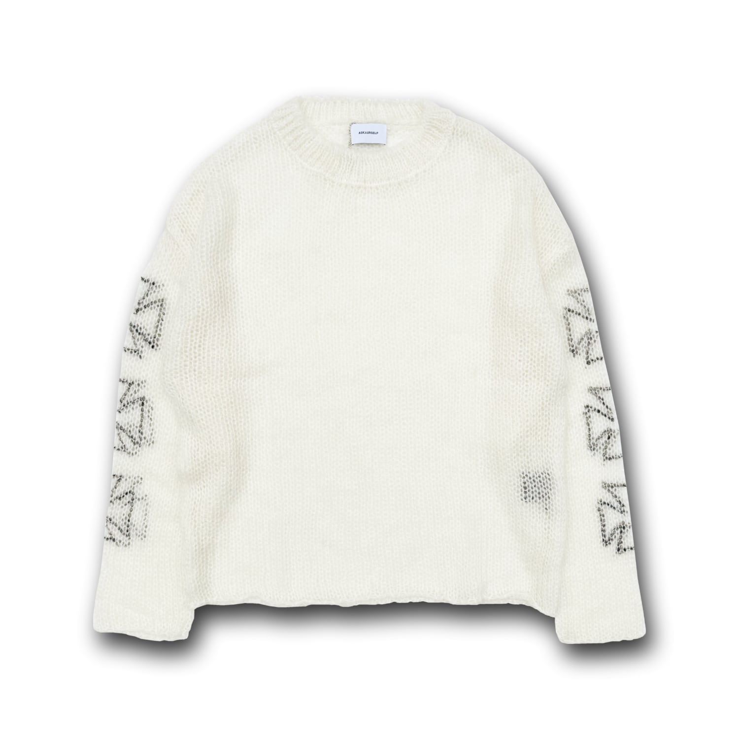 ASKYURSELF / LOOSE CROSS KNIT | HOLICK