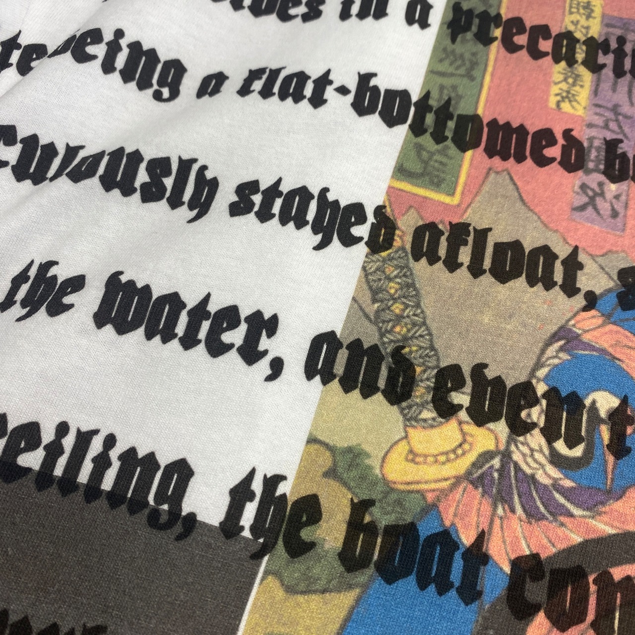 【tshirts239】Lsize  KIMONO PRINT T-SHIRTS