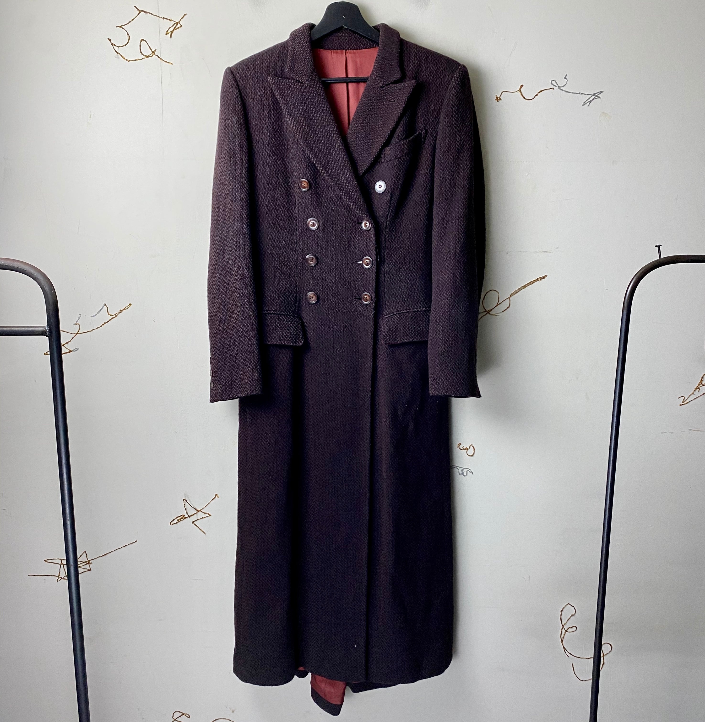 JEAN PAUL GAULTIER CLASSIQUE double breasted A-line coat | NOIR ONLINE