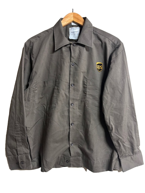 【古着】UPS 長袖ワークシャツ