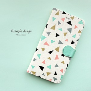 iPhone 手帳型スマホケース 【triangle】