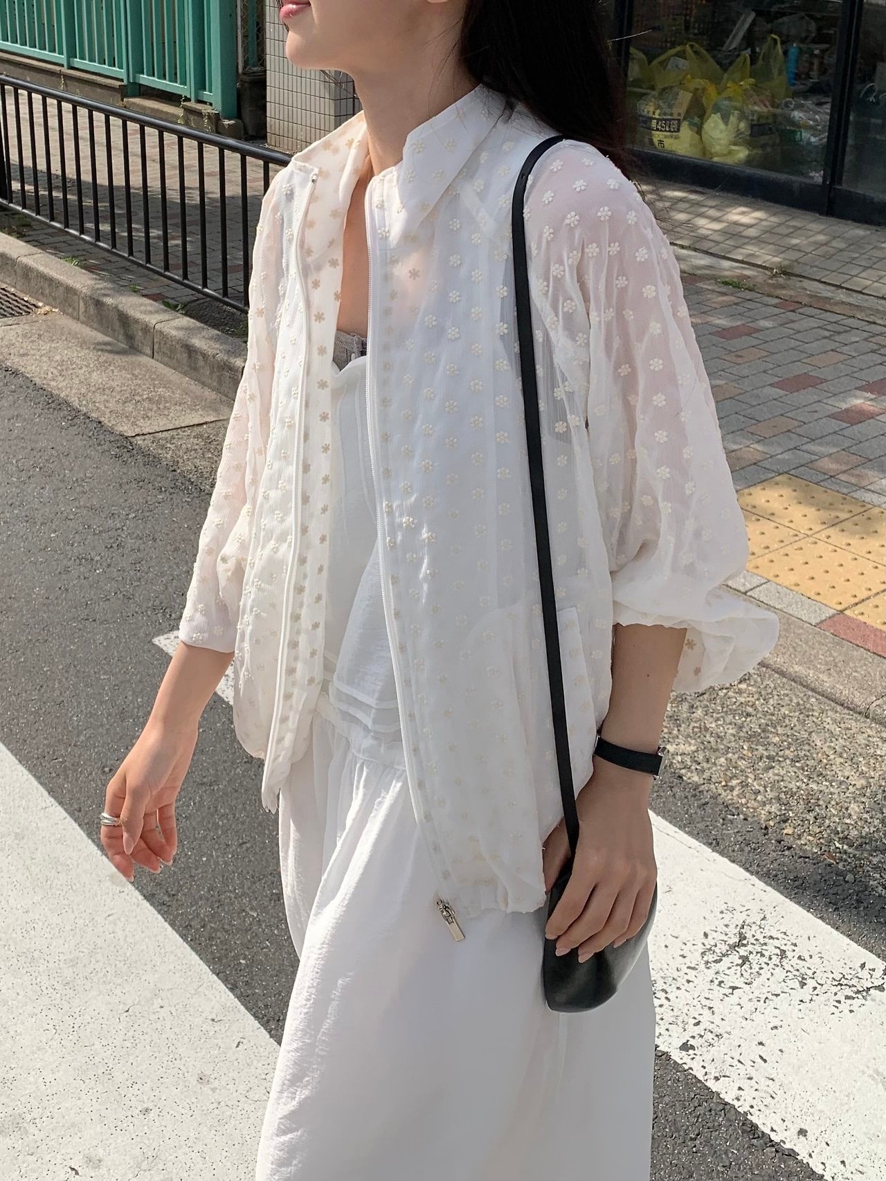 (予約) verveine / Light flower blouson