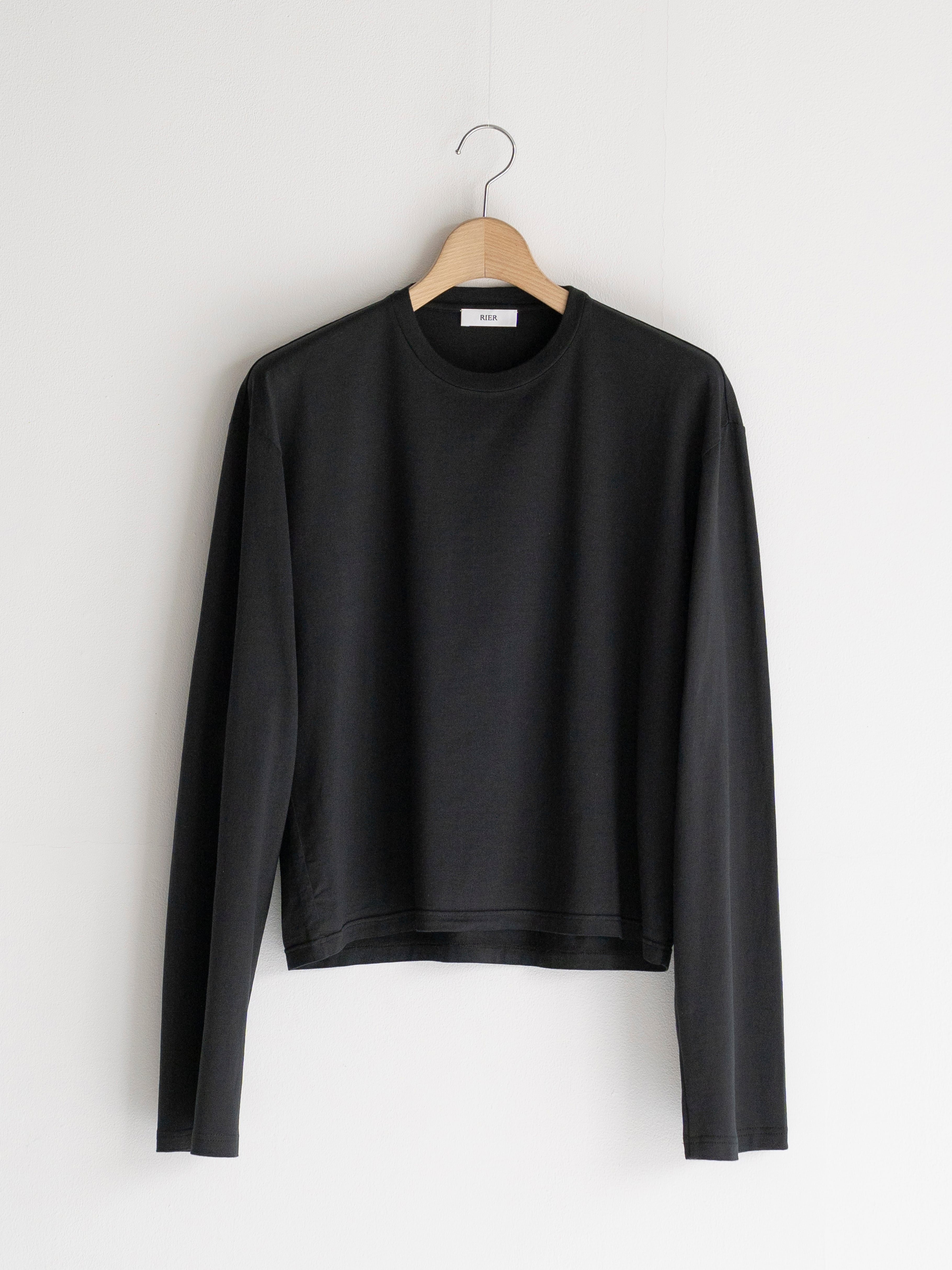 RIER T-SHIRT ROUND NECK LONG SLEEVES BLACK JERSEY TSH12 JCO | BEST
