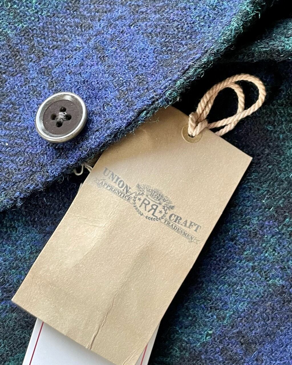 新品 RRL イタリー製 ハリスツイード ブラックウォッチ 新品 RRL イタリー製 ハリスツイード ブラックウォッチ