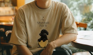 Black Teacup Poodle Vintage Tee