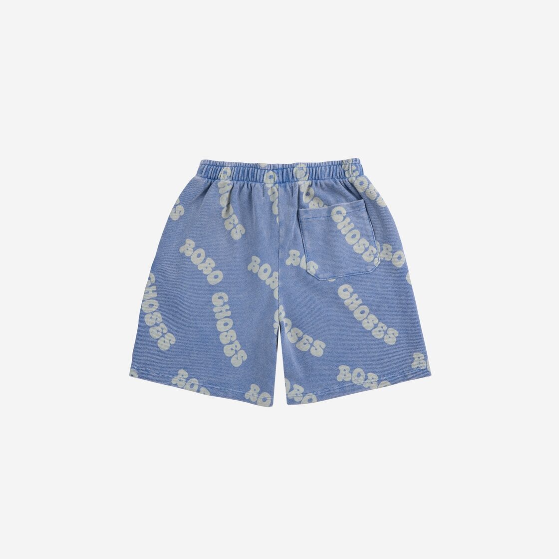 BOBO CHOSES 2025SS》Wavy Bobo Choses all over waffle bermuda