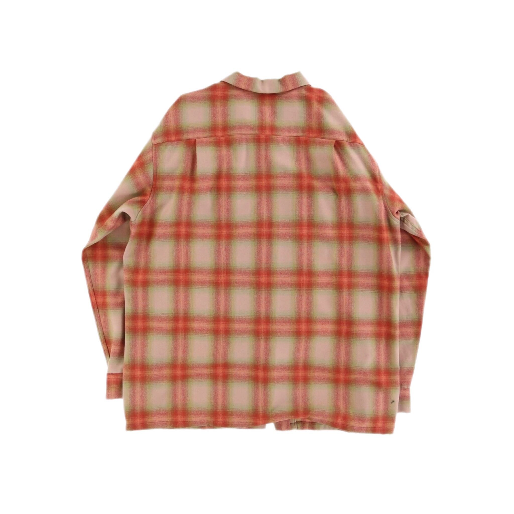 PENDLETON ペンドルトン オンブレチェックシャツ シャドー オープン 70's PENDLETON ウールシャツ “オンブレチェック