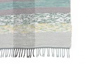 Aya Textile / TRASMATTOR(トラースマッタ)　手織りの裂き織りラグ  グリーン・グレー