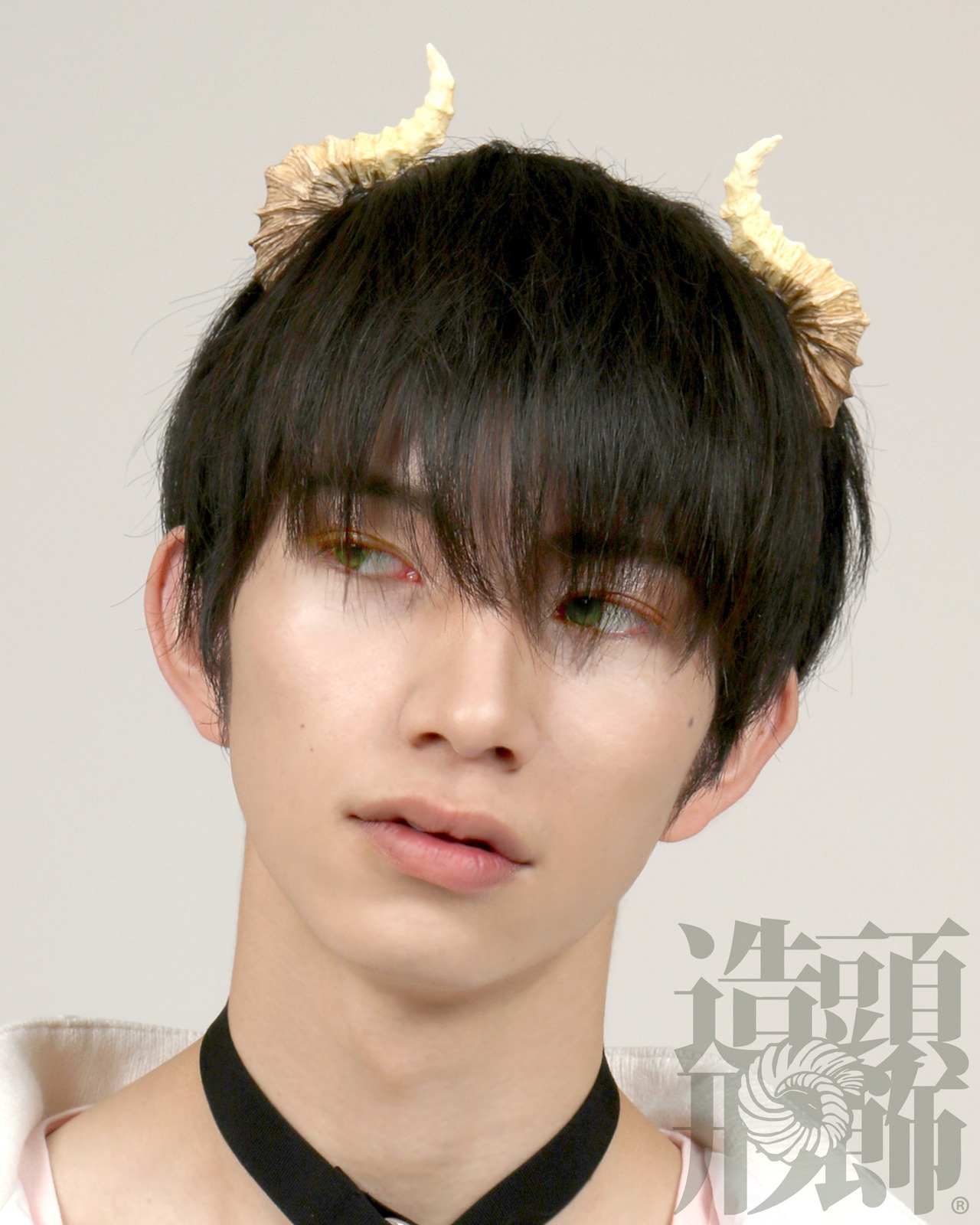 頭飾造形 悪魔 ツノ カチューシャ アイボリー NY-2001 デビル 角