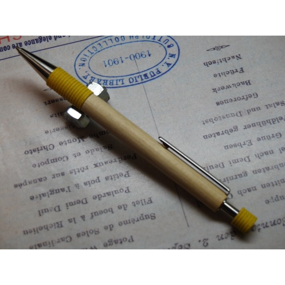 Ehmann イーマン 木軸ボールペン イエロー 【独絶版】 | days オフィス