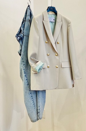 ダブルプレストジャケット【Instagram配信中】