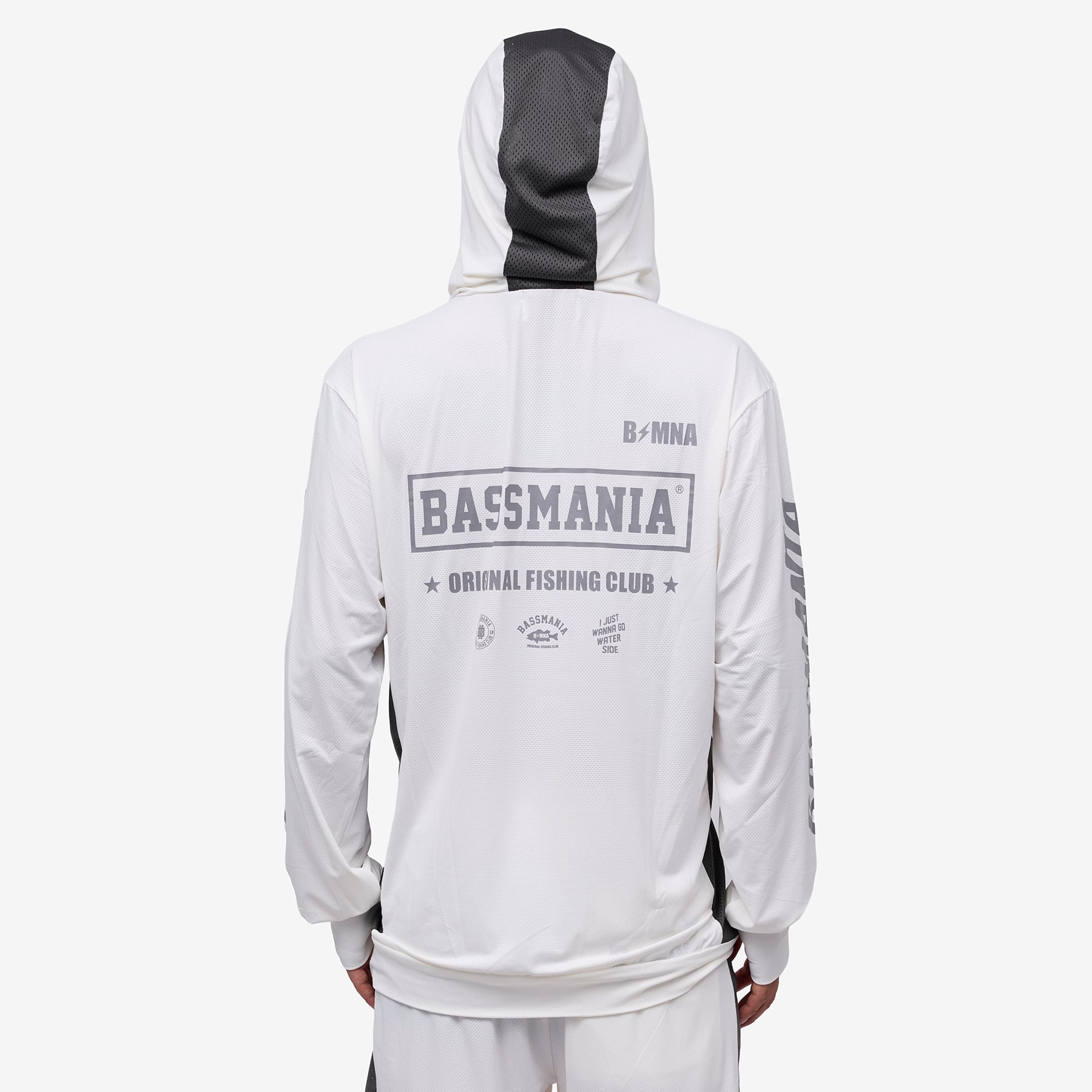 ウェア Bassmania 3WAY UVRush Cool Logo Pullover 3WAY UV Rush Cool Logo Pullover［WHITE］［LIMITED］ | bassmania.jp