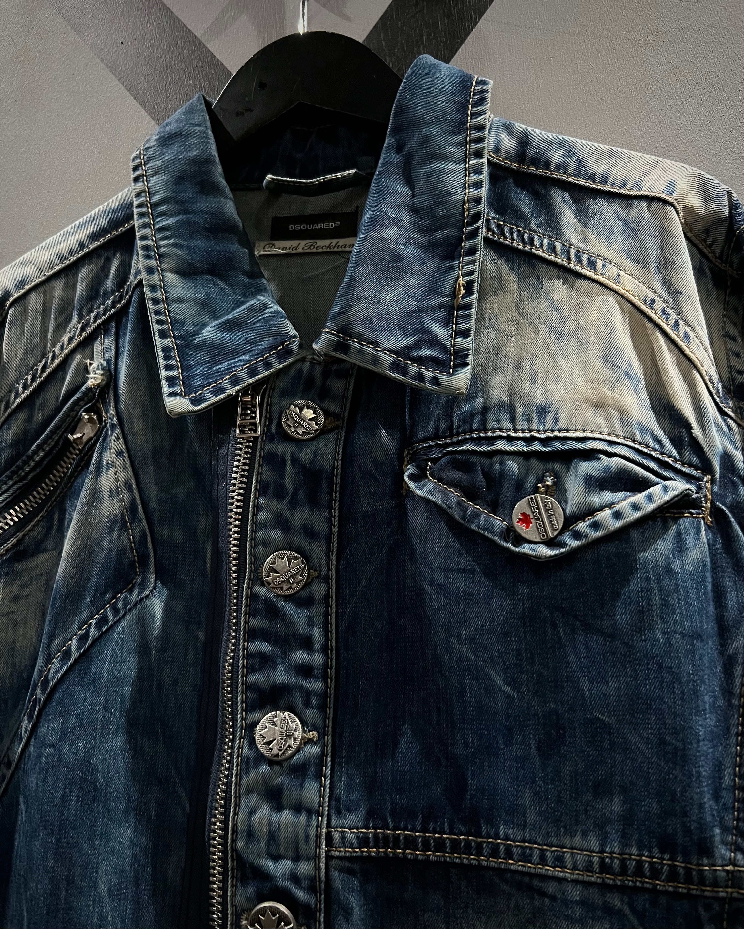 X VINTAGE】“Dsquared²” Various Gimmick Denim Jacket | Caka(カカ