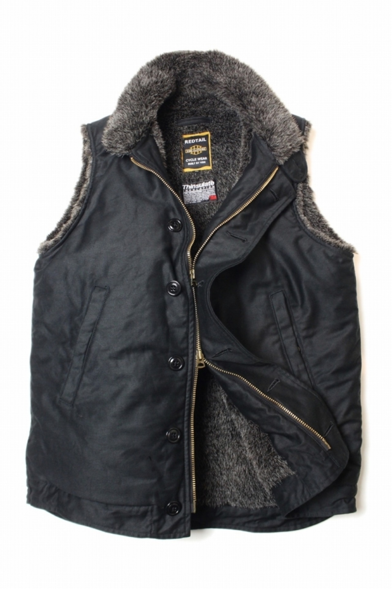 VN-1 MC VEST〔Black〕 | ROUGHOUT 048clothingshop