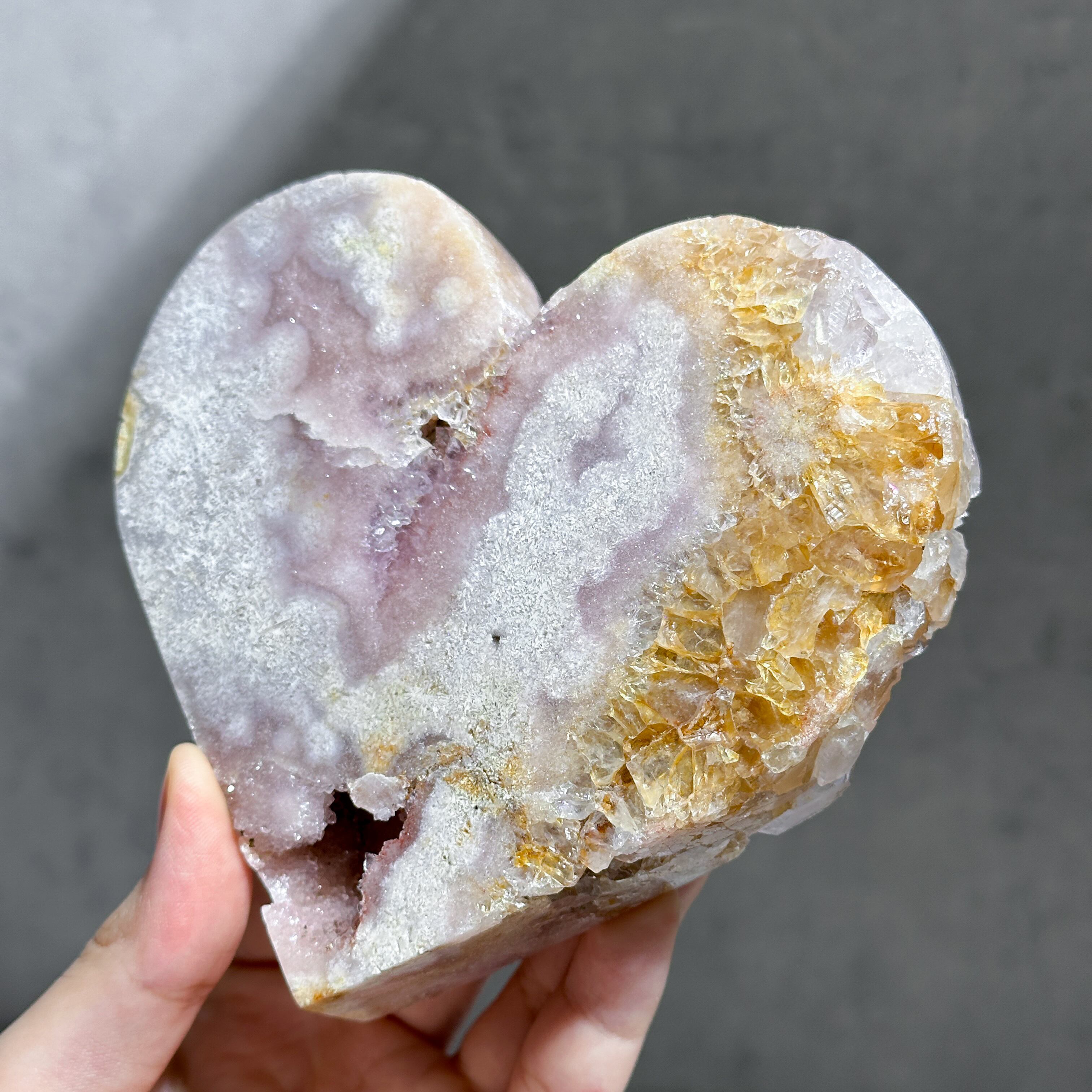 ピンクアメジスト ハート ♡ピンクアメジスト ハート12♡ Pink Amethyst ♡天然石・鉱物