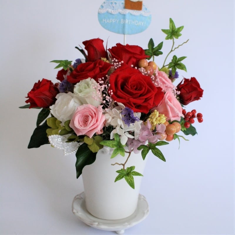 華やかなローズアレンジ..＊°..プリザーブドフラワー