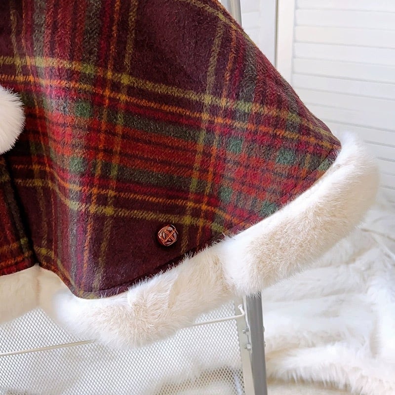 Cygneケープコート&チェック柄 ロング チュールスカート赤 楽天市場】スカート ロング 秋冬 チェック柄 ロングスカート