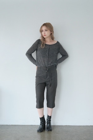 Double Belt Bermuda Pants/ダブルベルトバルミューダパンツ
