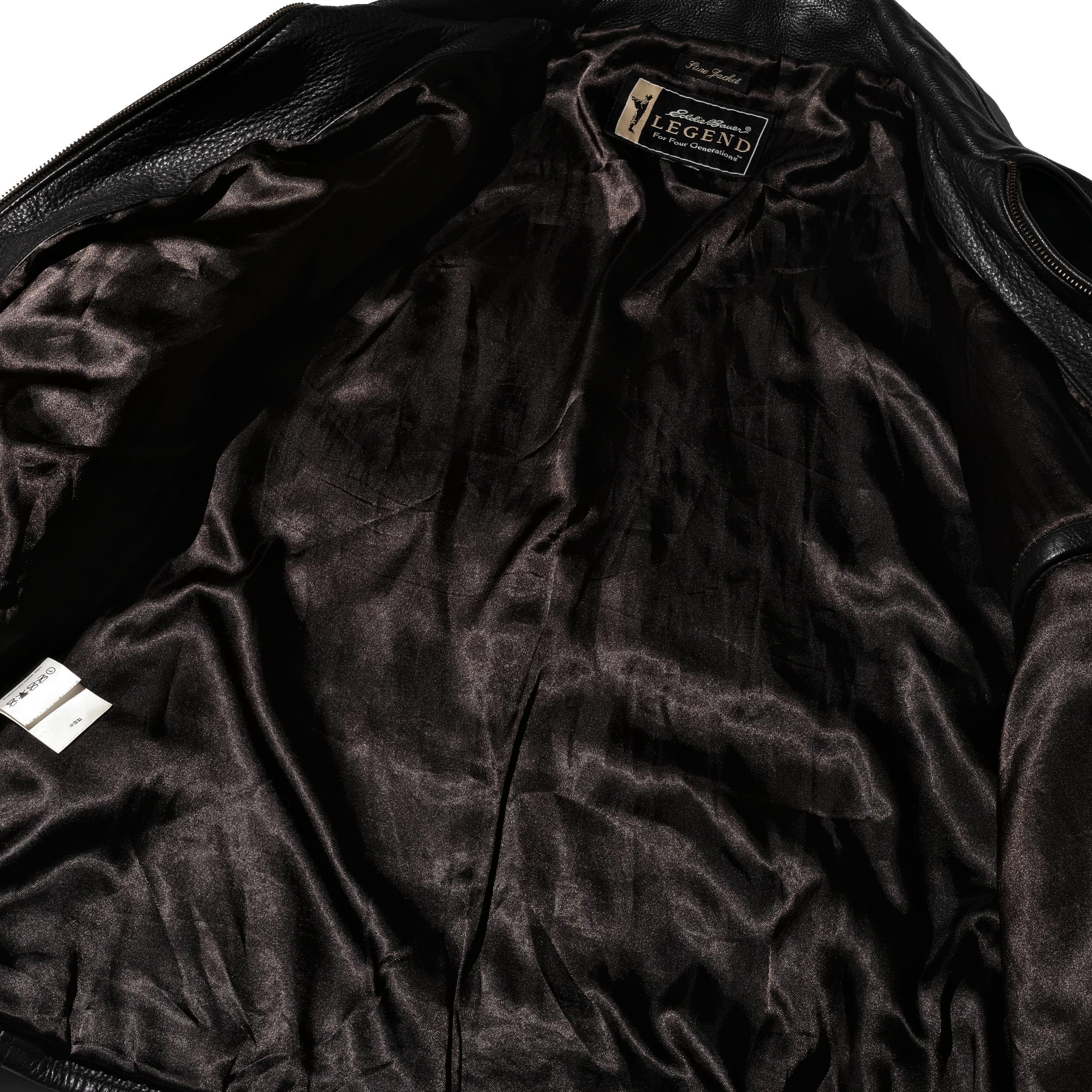 Eddie Bauer LEGEND ブラックレザージャケット M 90's Eddie Bauer leather jacket [like M] | goodbuy used clothing