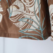 フラダンス 衣装 パウスカート ブラウン系 ナニプア 日本製 ハワイアンプリント アロハ フラ ダンス レッスン 練習 植物柄 nanipua グランジ加工 かわいい おしゃれ シングル スカート 大人っぽい ホワイト系 ブルー系 茶 白 水色 バルーンスカート ゴムウエスト 軽やか ファッション トレンド カジュアル おしゃれ着 レディース