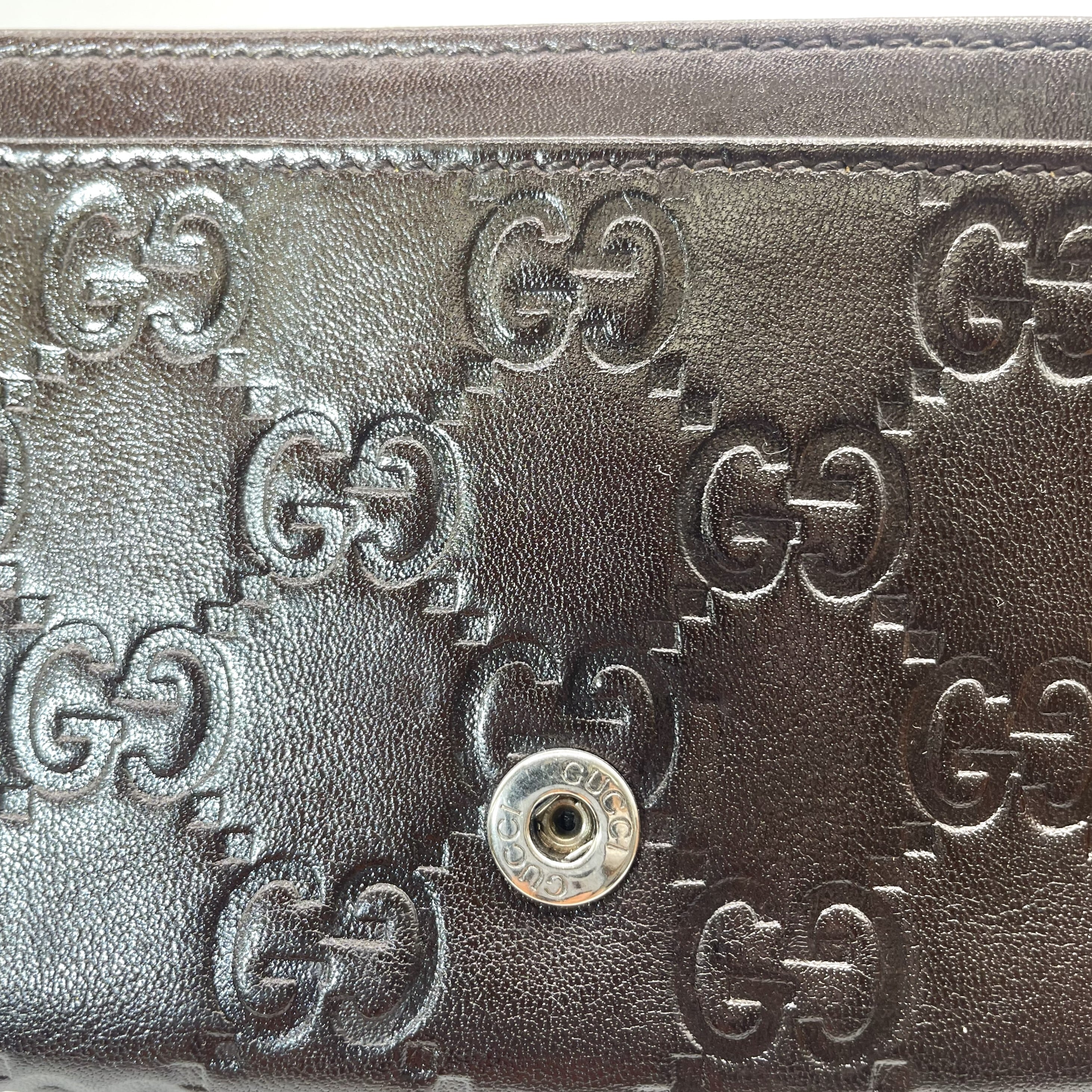 GUCCI GGパターン 長財布 レザー | MIGs.com