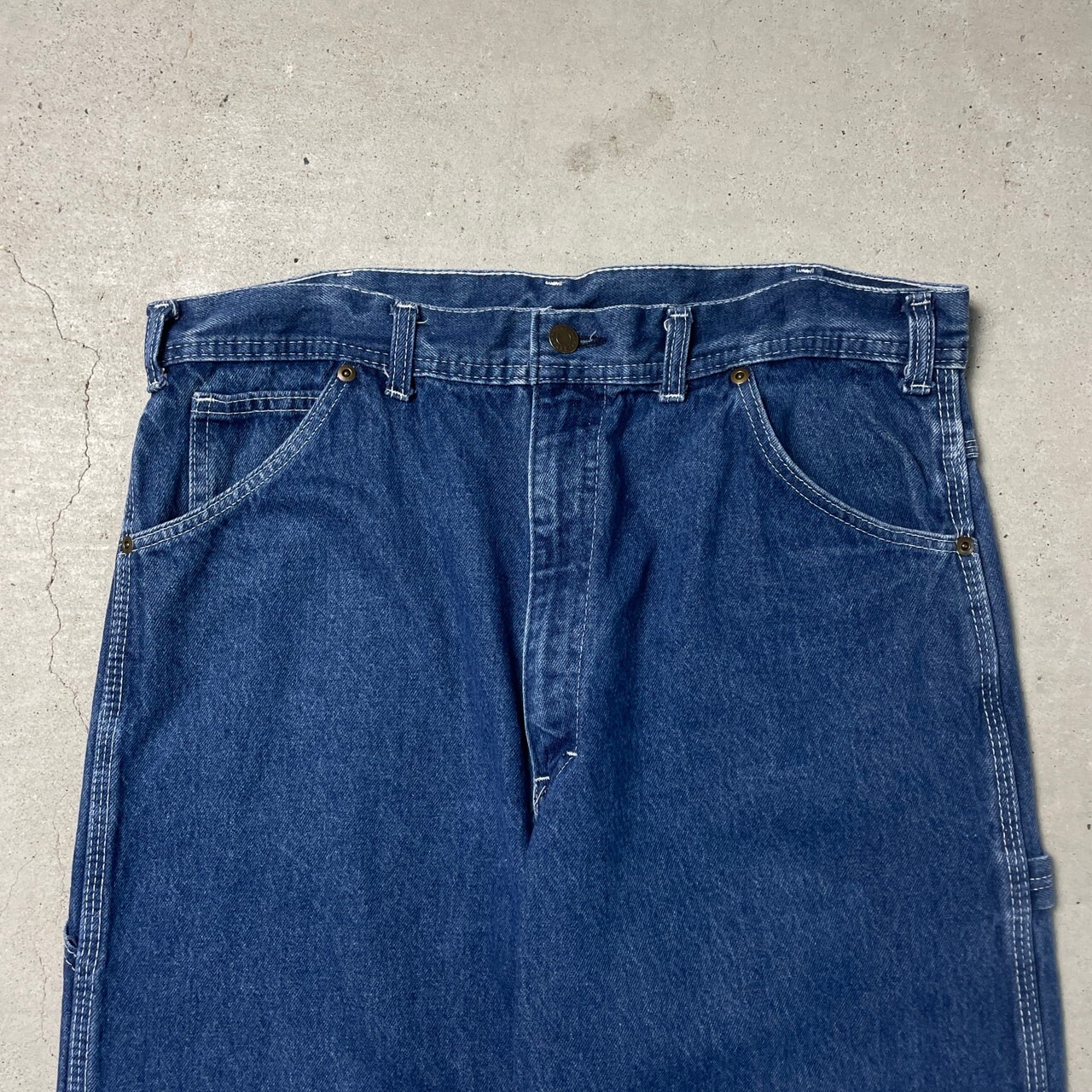 90年代 USA製 KEY キー デニムペインターパンツ ワーク メンズW36 古着 