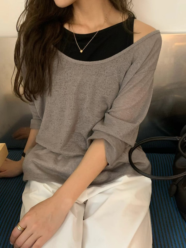 (予約) LIFFEY / Bene t cardigan 2color　