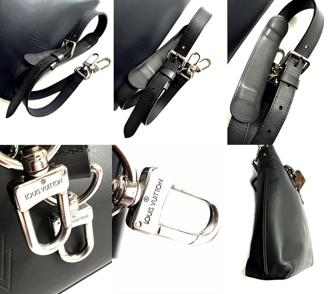 LOUIS VUITTON ルイヴィトン キュイール オンブレ カバ ブラック 