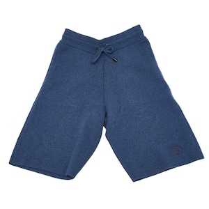 バーバリー ニットハーフパンツ 表記サイズ:S ブルー カシミヤ メンズ BURBERRY 【中古】