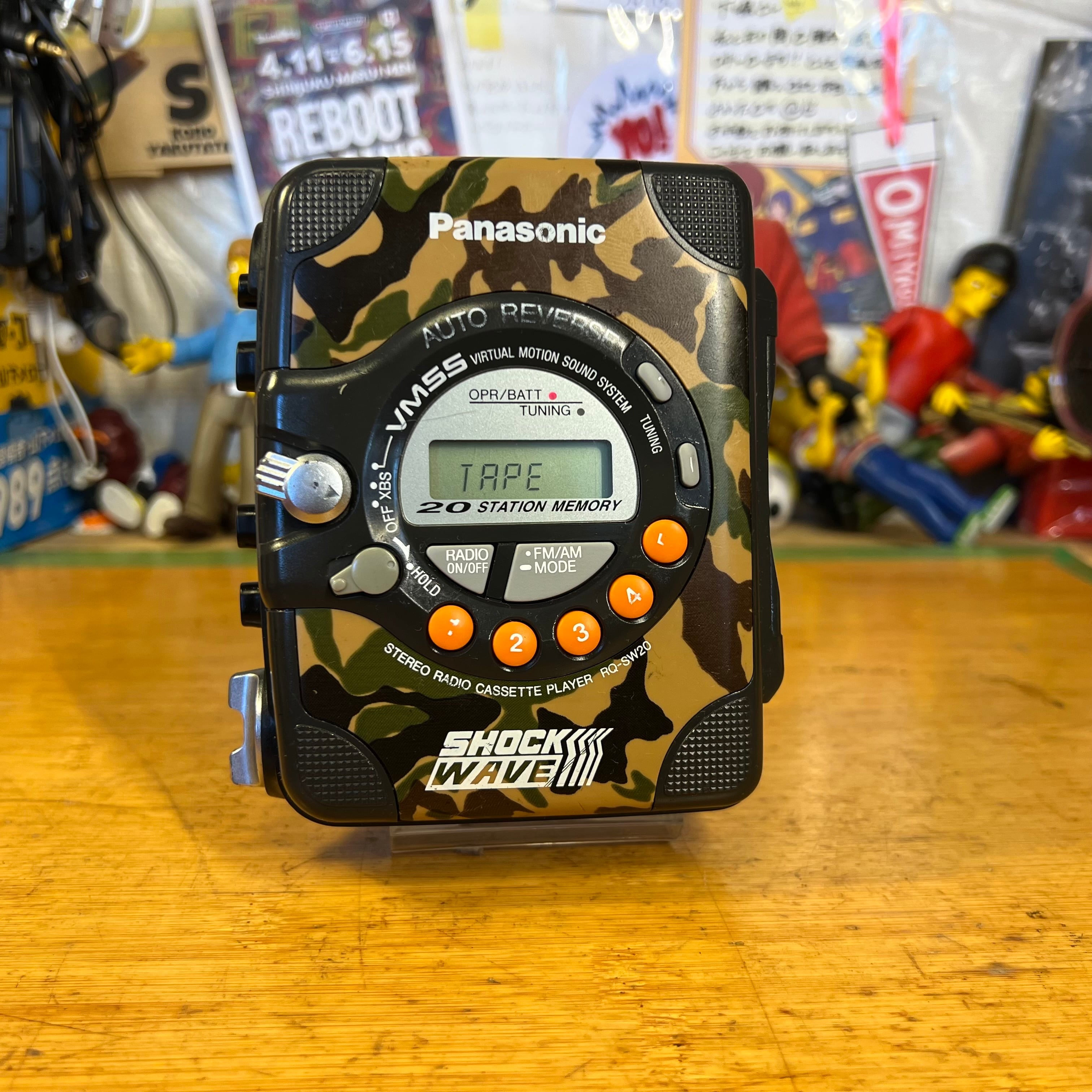 メンテ済完動品]パナソニックショックウェーブ カセットプレーヤー RQ