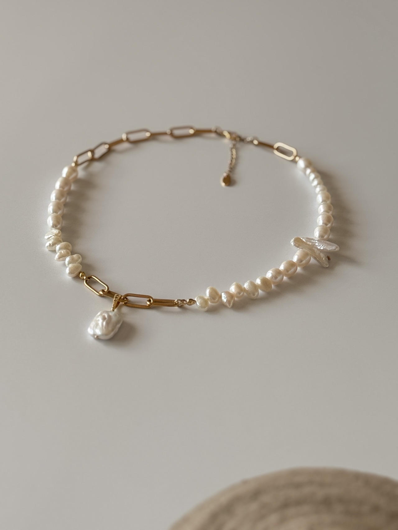 バロック 淡水パールネックレス ［GSN036］