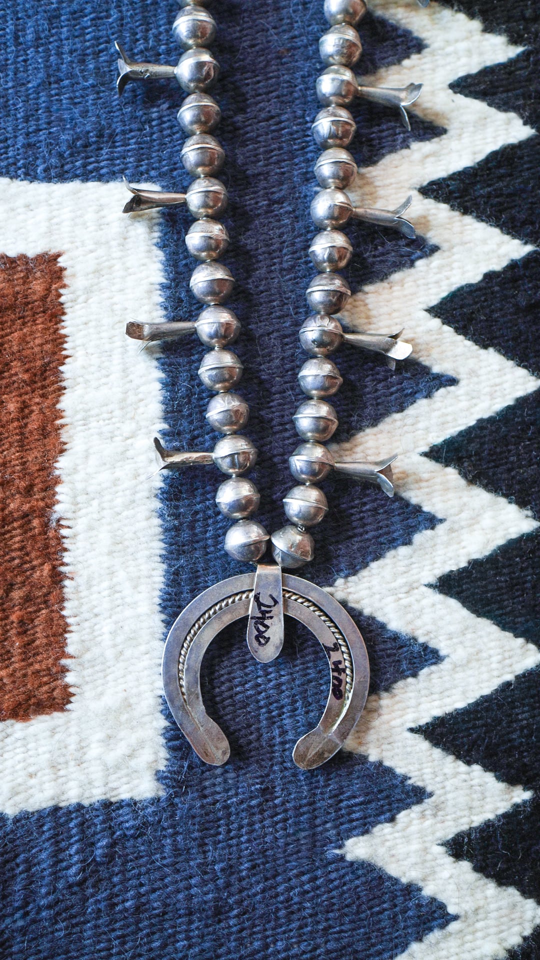 1920s】ナバホ スカッシュ ブロッサム ナジャ ネックレス 《ネイティブ