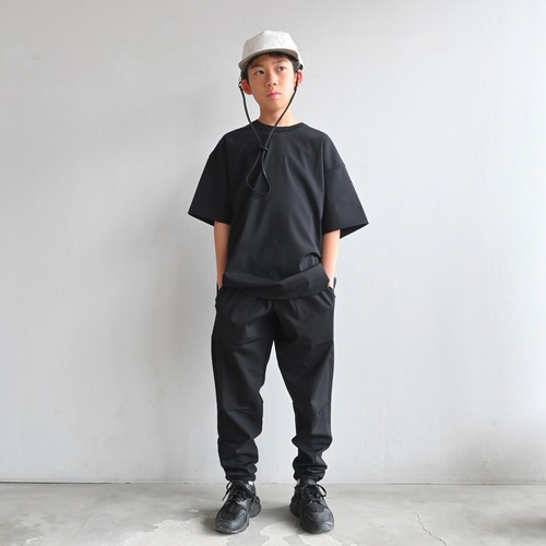 《MOUNTEN. 2024SS》hyper stretch T / black / size0(145-155cm程度）