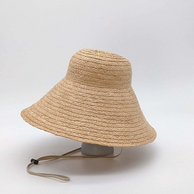 BD-BB109 Wide Raffia Monk Hat