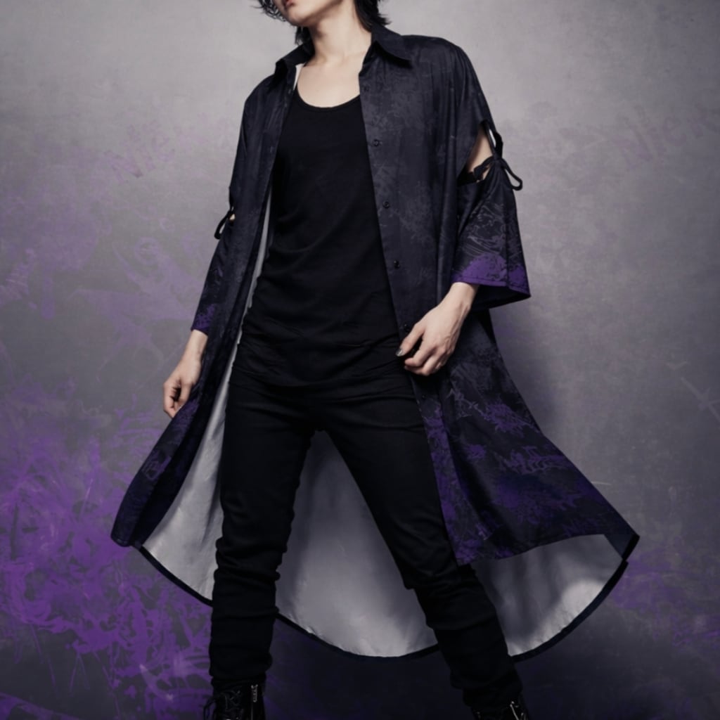 2WAY総柄和風羽織【GRADATION彼岸花】 | NIER CLOTHING