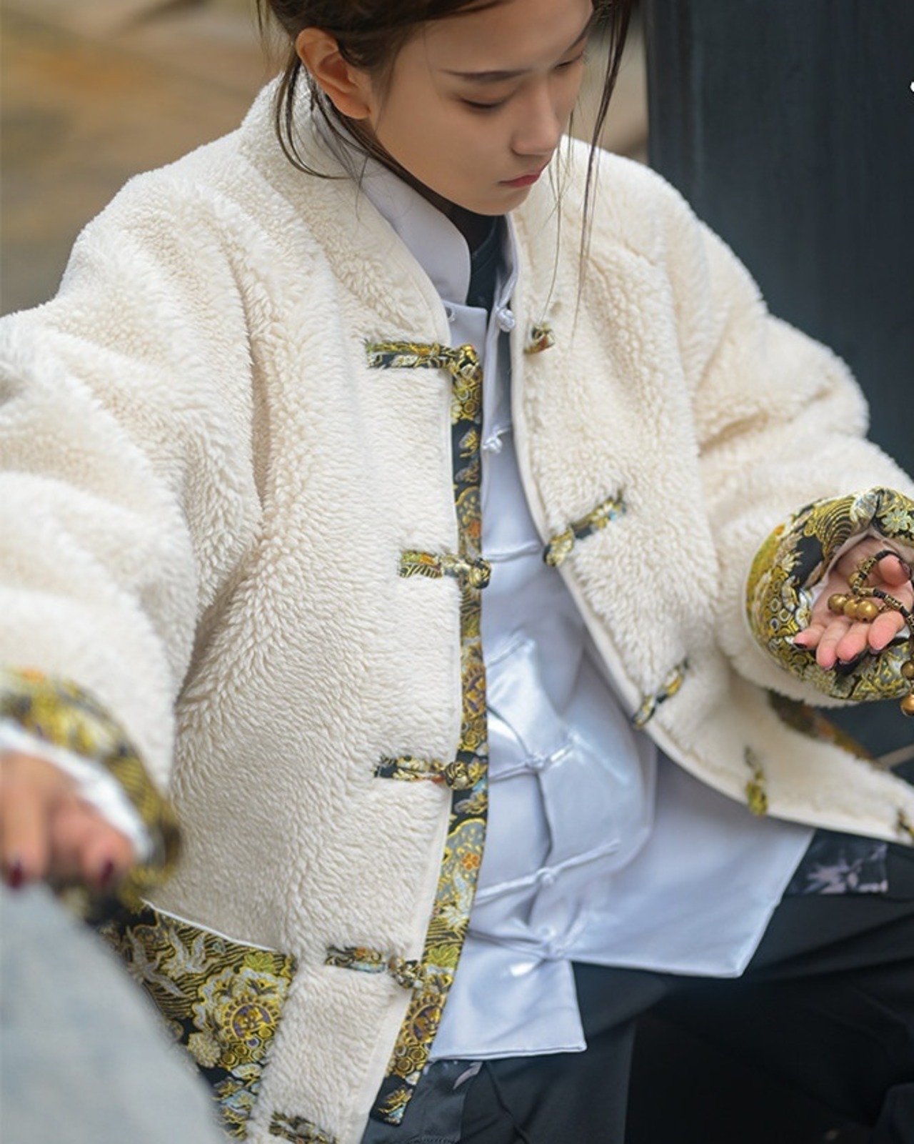 Ram Wool Tang-Style Jacket 2color【G1152】