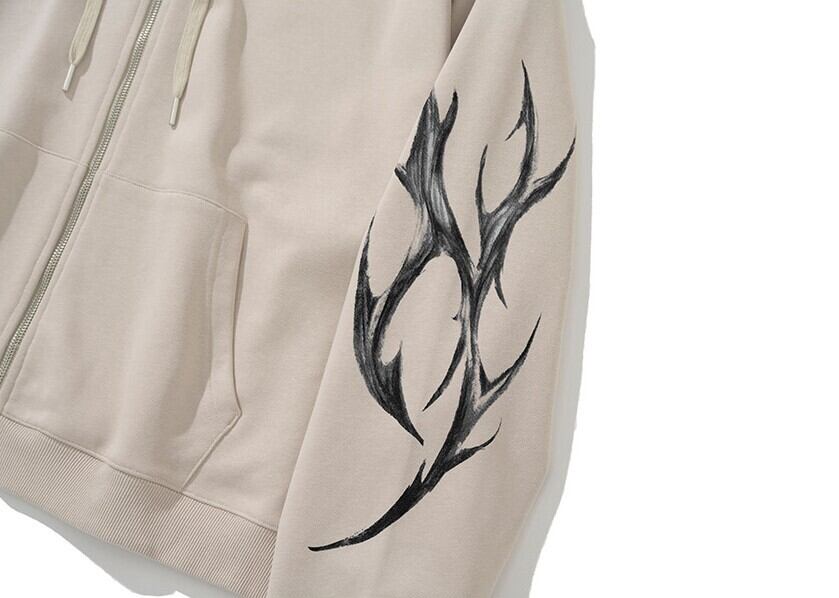 ☆NMIXX ソリュン 着用！！【NOT4NERD】Dagger Tribal Logo Hood