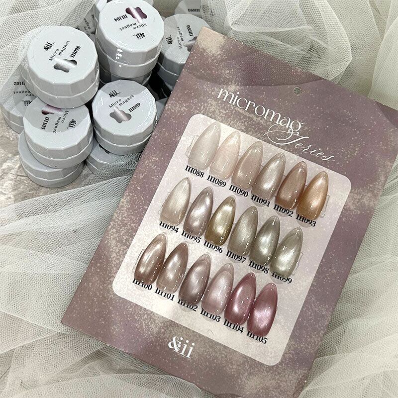 M*I様 ジェル　まとめ売り &iii】18色セット 台紙付き Micro Magnet Gel アンドアイ マイクロ