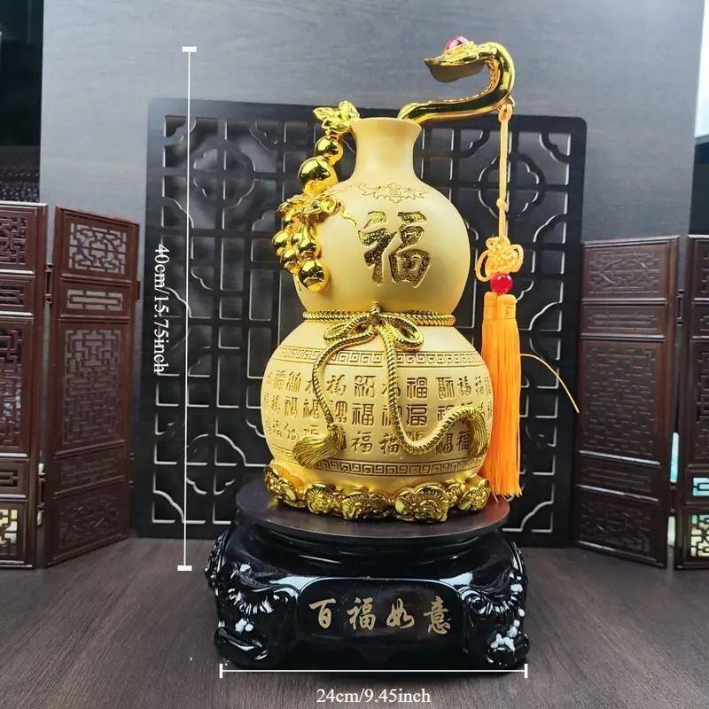瓢箪 ひょうたん 置物 オブジェ 黄金 ゴールド 財運 金運 運気 風水