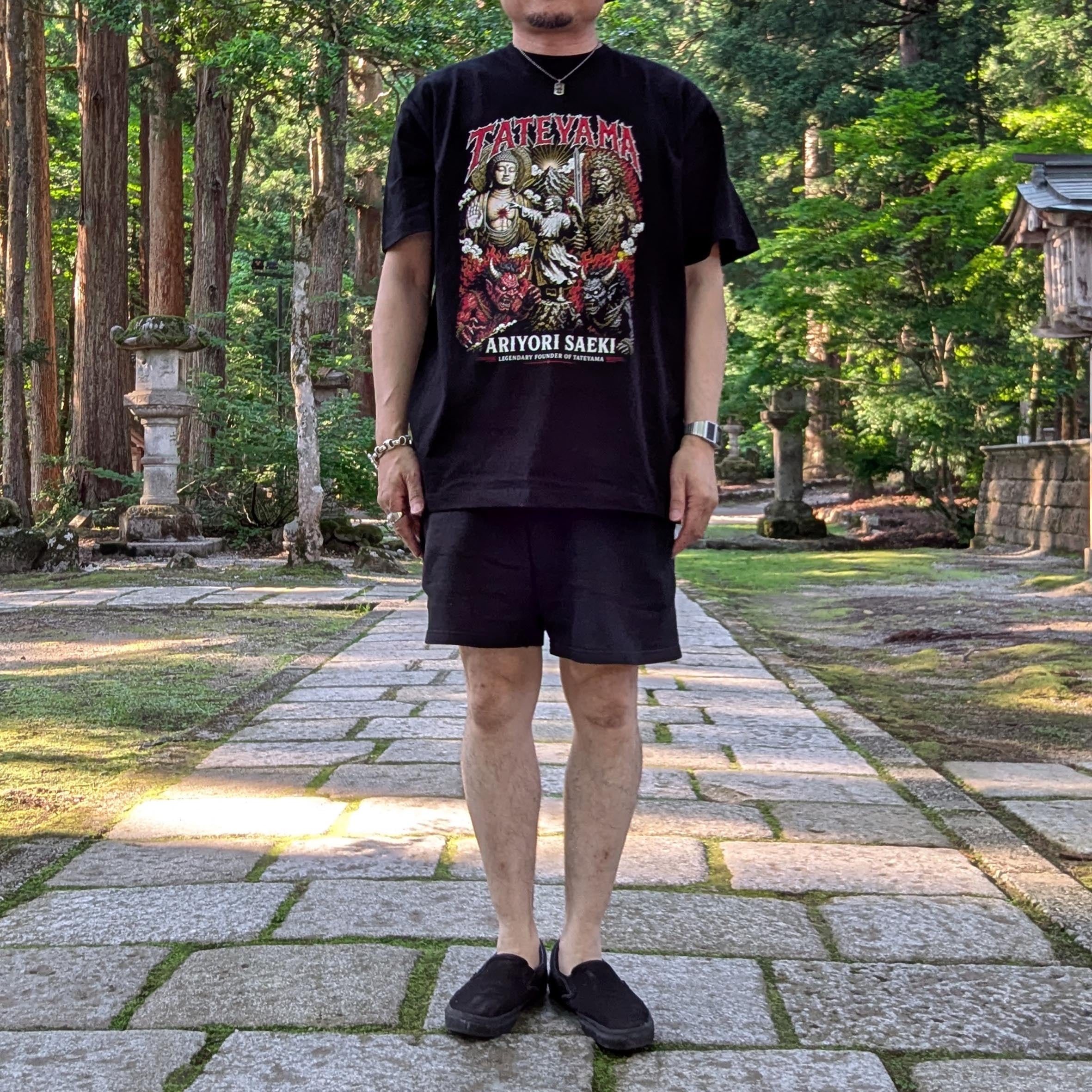 【立山開山縁起】佐伯有頼 Tシャツ【富山】