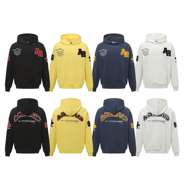 カレッジパッチオーバーフーディ 4col R01314