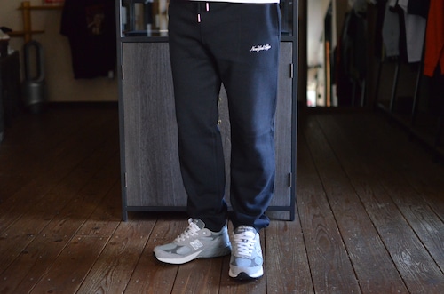 NYC Sweat Pants Navy【First Logo White】