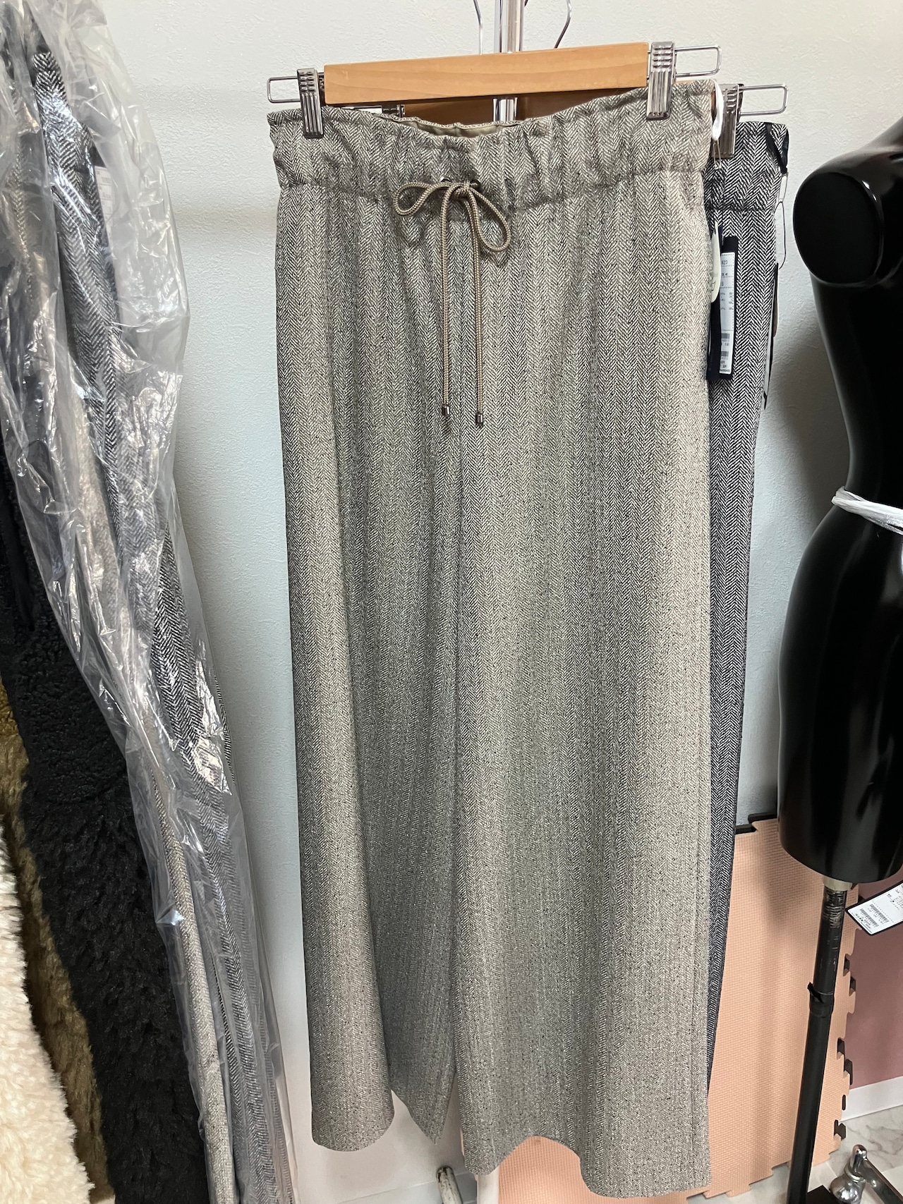 ROBE ツイードワイドパンツ 31623