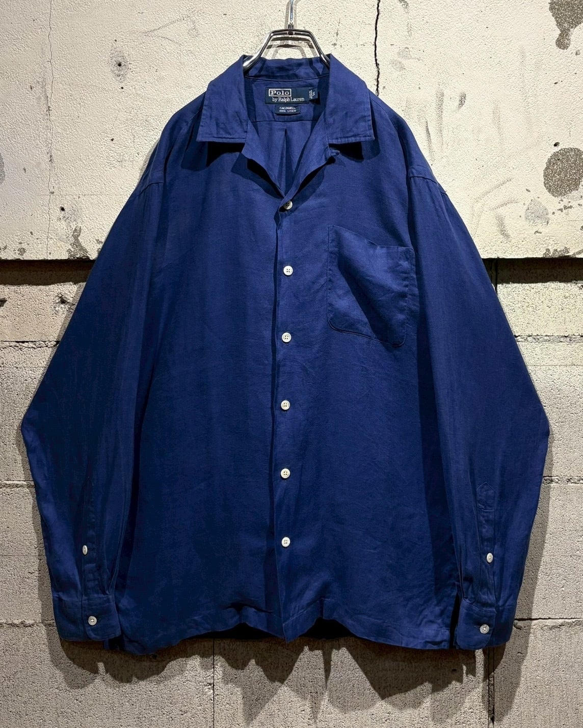 Caka otto】90's “Polo by Ralph Lauren” “CALDWELL” Vintage L/S Open